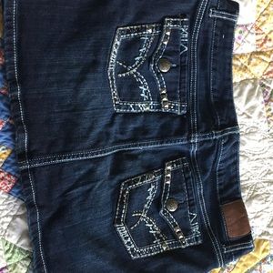 Denim Miniskirt with fancy pockets